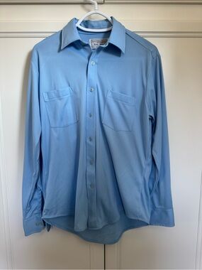 Sears Light Blue Women's Button-Down Shirt